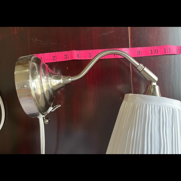 IKEA Nickel Goose Neck Wall Lamp - Picture 10 of 13